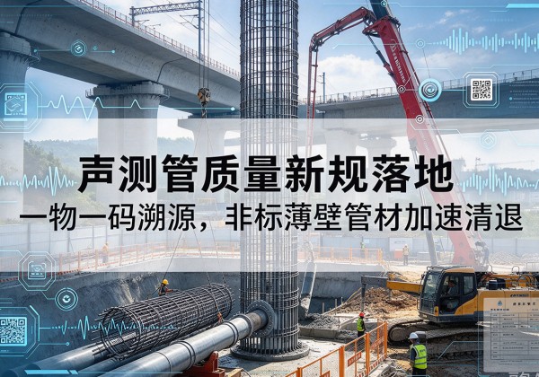 和政声测管质量新规落地，一物一码溯源，非标薄壁管材加速清退