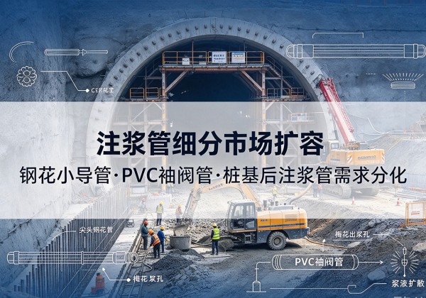 和政注浆管细分市场扩容，隧道钢花小导管、PVC 袖阀管、桩基后注浆管需求分化