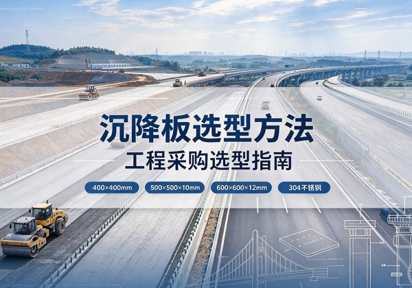 和政沉降板选择方法